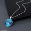 M/S P C Mart Glass Alloy Moonstone Glow in the Dark Moon Pendant For Girls/ Boys Alloy Pendant