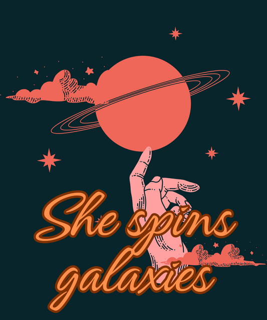 Cosmic Goddess Crop Hoodie