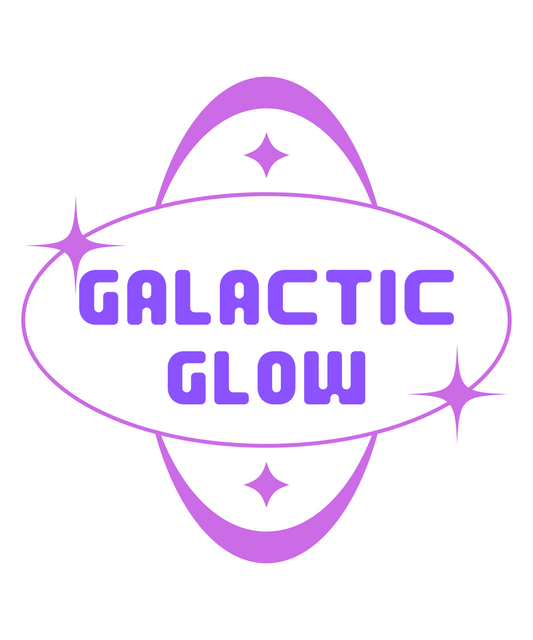 Galactic Glow Crop Hoodie