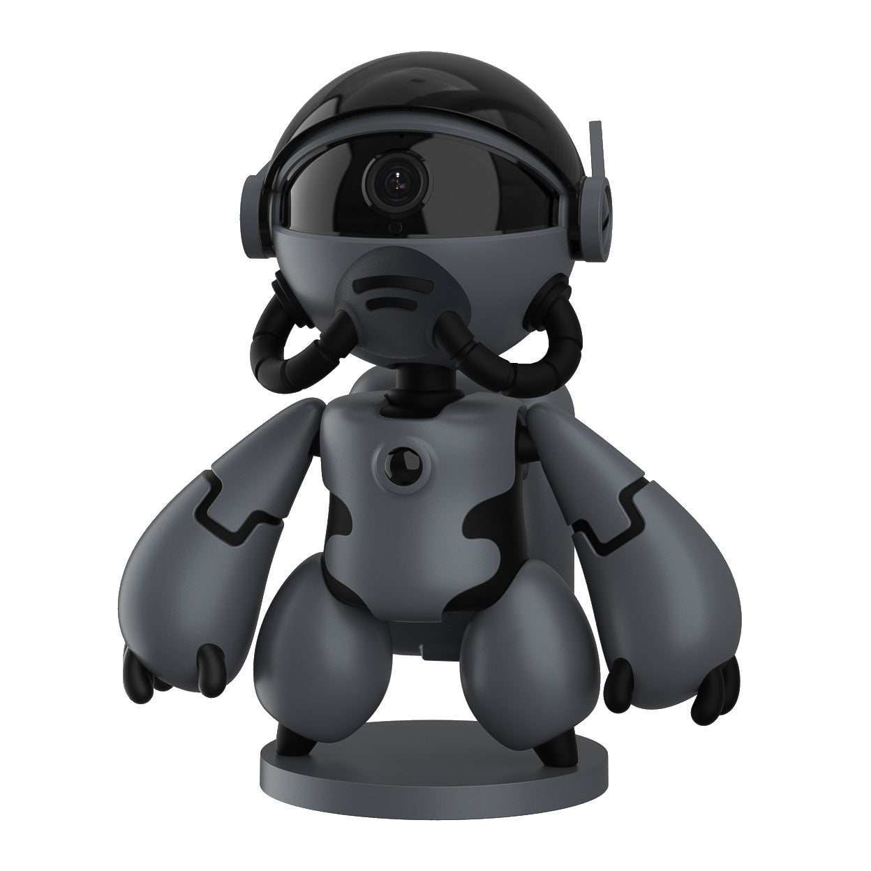 Space Cam Robot Monitor Low Power Battery Plug-in Free Household