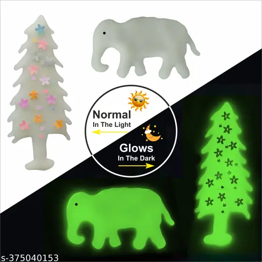 Greenish Glow in the Dark Toy Slime Magical Slime Set Kit for Kids Girls Boys Scented Magic Toy Slime Slime Gel Jelly Putty Set Toys Slime Kit for Kids Boys Girls Clay Slime-200 gm Slime Toy Pack of 1