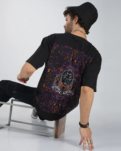 Modular Frequency | UV Light Reactive & Glow In Dark | Oversized T-Shirt
