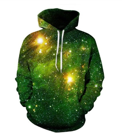 Galaxy Space 3D Men's Sweatshirt