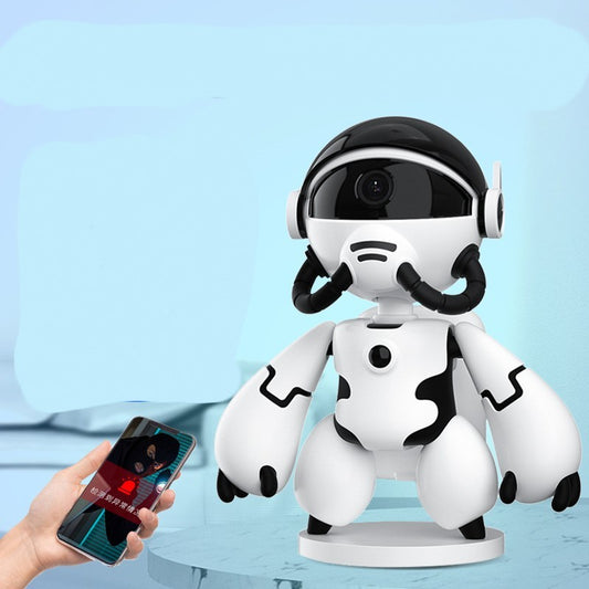Space  Cam Robot Monitor Low Power Battery Plug-in Free Household