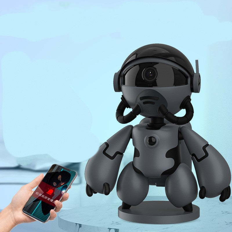 Space  Cam Robot Monitor Low Power Battery Plug-in Free Household